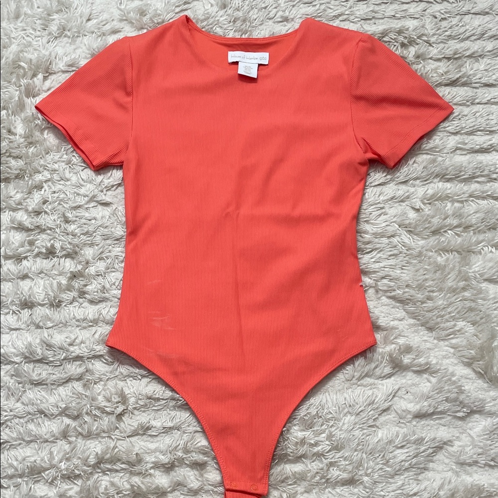 House of Harlow Ribbed Bodysuit